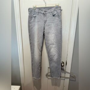 Old Navy rockstar mid rise gray jeans
